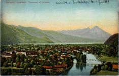 um 1910/20 Interlaken, Unterseen. Thunersee mit Nießen. K: Bern. Schweiz. AKU2