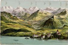 um 1910/20 Spiez und Berner Oberland. K: Bern. Schweiz. Nr. 7943.,Phototypie Co. AKU2