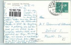 Leukerbad Alp Clavinen weidende Kühe