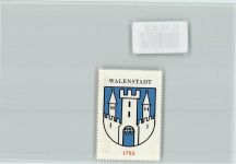 8880 Walenstadt - Vignette Wappen Kaffee Hag ca 1920-1940
