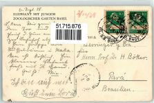 4000 Basel Bâle - Zoologischer Garten Elefant