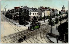 4000 Basel Bâle 1908 - Austraße Spalenring Straßenbahn