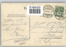 3860 Meiringen 1906 - Winterjagd Skifahrer Engstlenalp