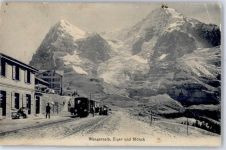 Wengernalp 1908 - Wengeralp Bergbahn Bahnhof Eiger Mönch