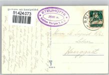 6475 Bristen 1929 - Hüttenstempel Etzlihütte