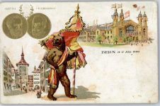 3000 Bern Berne Lithographie Zentralfest 1899