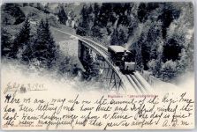 6410 Rigi Kulm 1901 - Bergbahn Rigibahn Schnurtobelbrücke