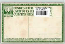 3000 Bern Berne 1915 Künstlerkarte Bundesfeier