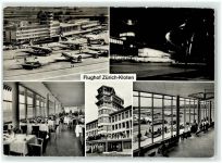 8302 Kloten Foto AK Flughafen Flugzeug