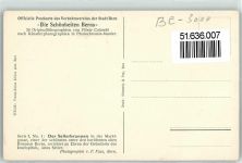 3000 Bern Berne Lithographie / Künstlerkarte Der Seilerbrunnen Marktgasse