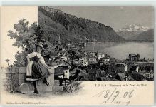 1820 Montreux Lithographie 1906 See