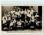 9000 St. Gallen S. Gallo Foto AK Handharmonika Jugendorchester