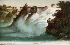 um 1910 - Schaffhausen, Kanton Schaffhausen, Schweiz, Rheinfall AKU1