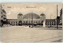 4000 Basel Bâle 1908 - Bundesbahnhof