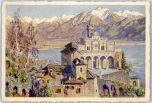 6600 Locarno Künstlerkarte sign. E. Zuppinger AKU1