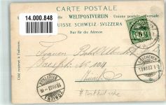 Sankt Gotthard TI 1903 Foto AK Postkutsche Schöllenen