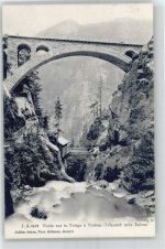 1922 Salvan 1907 - Ponts sur le Triege a Tretien Triquent