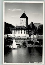 3700 Spiez Foto AK Schloss