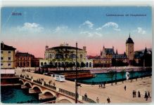 8000 Zürich - Landesmuseum Hauptbahnhof Brücke