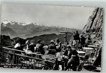 6010 Pilatus Kulm Foto AK Hotel Pilatus Kulm Fernrohr