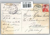 6353 Weggis 1913 - Kirche See