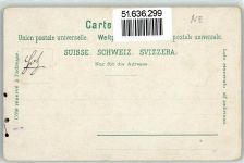 2000 Neuchâtel Neuenburg Lithographie / Künstlerkarte Hotel des Postes