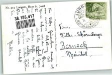 6078 Lungern 1955 Foto AK Haus St. Josef