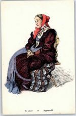 9050 Appenzell Künstlerkarte Tracht sig.C. Liner AKU2