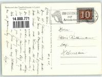 6000 Luzern Lucerne 1945 Foto AK Gasthaus des Gesellenhaus Pro Inrimis hilft Behinderten Stempel