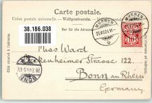 3825 Mürren 1904 Foto AK Hotel Jungfrau