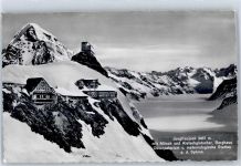 3801 Jungfraujoch Winter Observatorium Wetterstation Gasthaus