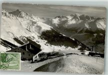 1936 Verbier 1957 Winter Gasthaus Téléslége Savolayres Briefmarke Bildseite