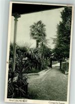 6900 Lugano 1930 Foto AK Castagnola Hotel Villa Moritz