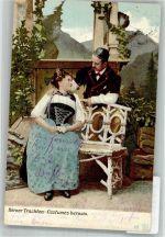 3000 Bern Berne 1911 Foto AK Tracht Mann Frau