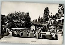 6353 Weggis Foto AK Park- Eisenbahn Post- Restaurant