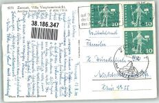 3920 Zermatt 1961 Foto AK Pension Villa Vergissmeinicht Matterhorn