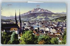 6000 Luzern Lucerne - Gesamtansicht, Pilatus AKU2