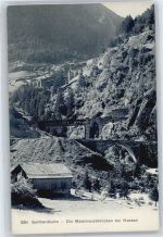 6484 Wassen UR - Meienreussbrücken, Gotthardbahn AKU2