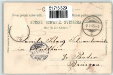 8200 Schaffhausen Sciaffusa 1905 - Schifflände Munot Neujahr
