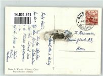 4000 Basel Bâle 1943 Gebrauchsspuren Winter Eisbär Kinder Schlitten Auto Geschäft Ort lt. Stempel