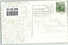 2534 Orvin Foto AK Luftpost- Stempel