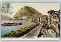 6900 Lugano Calprino - Quai, Schiff, Monte San Salvatore AKU2