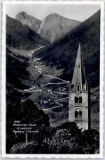 1920 Martigny - et route de Martigny Chamonix Kirchturm AKU2