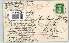 3550 Langnau im Emmental 1910 Foto AK Kirche Gasthaus