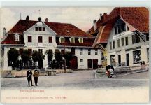 3360 Herzogenbuchsee 1912 - Hotel Soleil Geschäft J. Bühler Brunnen
