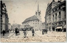 1000 Lausanne Losanna - 1905 Kirche Geschäft