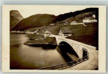 8858 Innerthal Wägital Foto AK Gasthaus Stausee Neu-Innertal