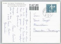 8890 Flums 1965 - Pension Tannenbodenalp