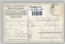 Biel - Landesausstellung 1914 Landkarten AK Kunstanstalt Frobenius