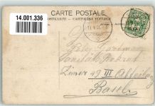 7310 Bad Ragaz 1906 Gebrauchsspuren Bahnhofstrasse